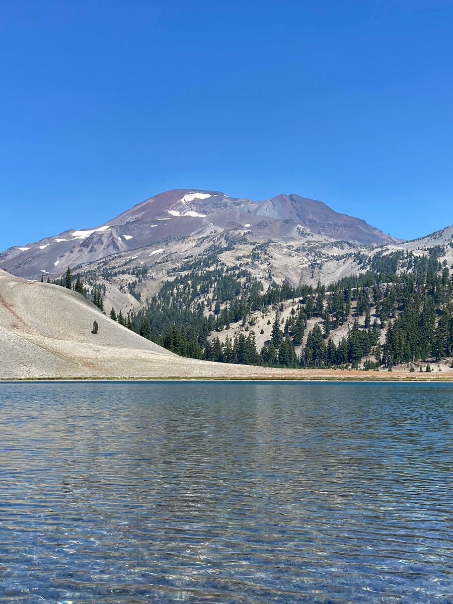South Sister and Moraine Lake in Central Oregon